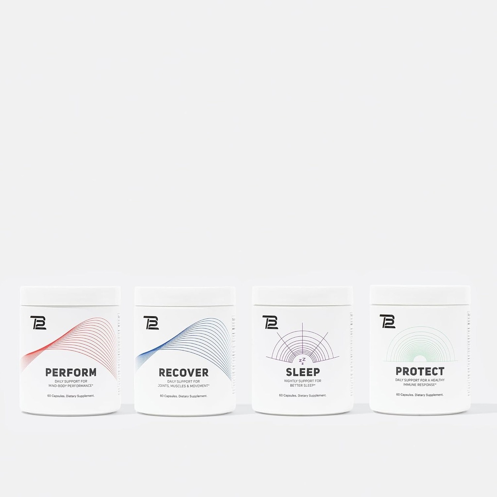 TB12 Premium supliment Bundle - Conține somn, efectua, Recover Protejați