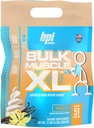 BPI Sports Bulk Muscle XL - Advanced Mass Gainer for Serious Muscle Building & Recovery, 25g Proteine & 497 Calories Per Serving - Ciocolata, 13lb Bag (13lb, Vanilla)