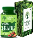 Generic Vitamina B Complex 100% RDA - 200 comprimate/Capsule - B Suplimentul vitaminelor (B1, B2, B3, B5, B6, B7, B9, B12), Verde