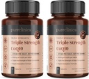 pureclinica Fermented CoQ10 300mg x 180 comprimate (2 flacoane de 90 comprimate) - 6 luni de aprovizionare. Non OMG, grad USP. cu adaos de vitamina C și extract de piper negru pentru absorbție.