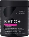 Sports Research Keto Plus Cetone Exogene cu GoBHB - 30 Serviri 