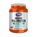 Now Foods Sports Nutrition, Certified Pea Organic Proteine 15 Grams, Pudra nearomata, 1,5-Pound