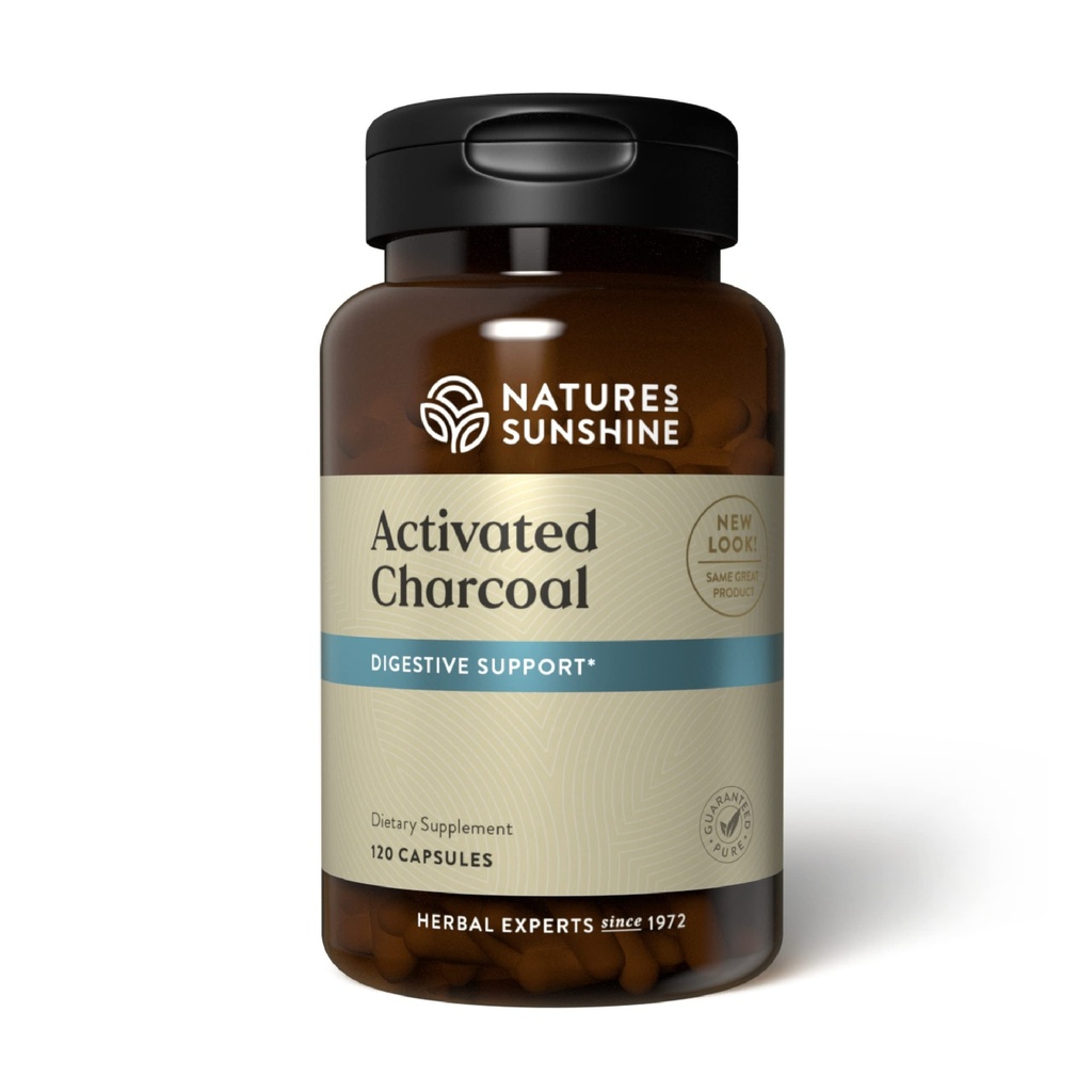 Natura's Sunshine activat Charcoal 120 capsule