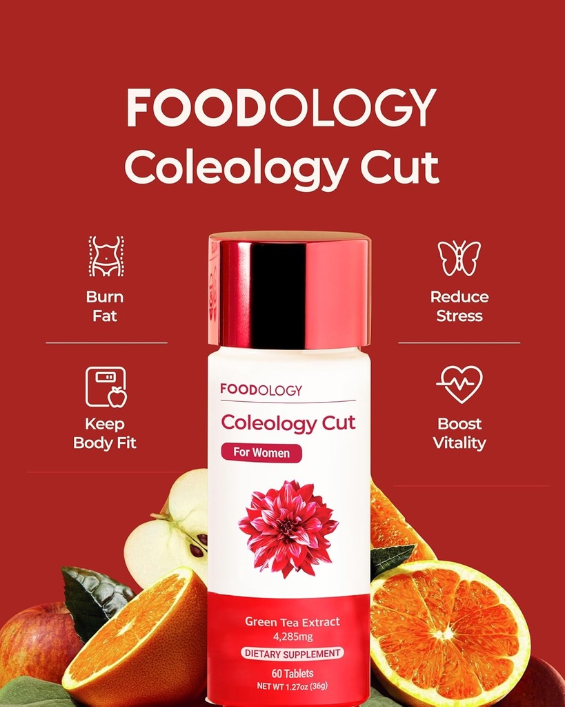 ALIMENTOLOGIE Coleologie Cut (Pachet de 1-60 comprimate, 30 zile) - extract de ceai verde. Vitamine și minerale.