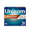 Unisom SleepTabs, Nighttime Sleep-aid, Doxilamine Succinate, 16 comprimate