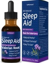 Valerian Root Sleep Support Drops, Gotas de Manzanilla y Flor de Jamaica y Valeriana para Dormir Profundamente, All-Nature Herbal Extract lichid cu Hibiscus & Mușețel. 2 oz