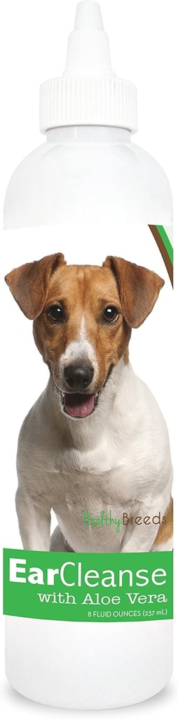 Sănătos Breeds Jack Russell Terrier ureche curata cu Aloe Vera Castravete Melon 8 oz