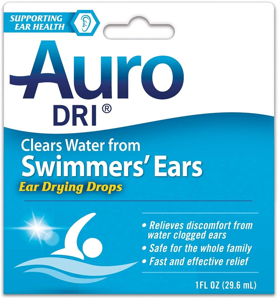 Cutie specială cu 5 Del Pharmaceuticals Auro- Dri Ear Drying Aid 1 fl oz (29,6 ml)