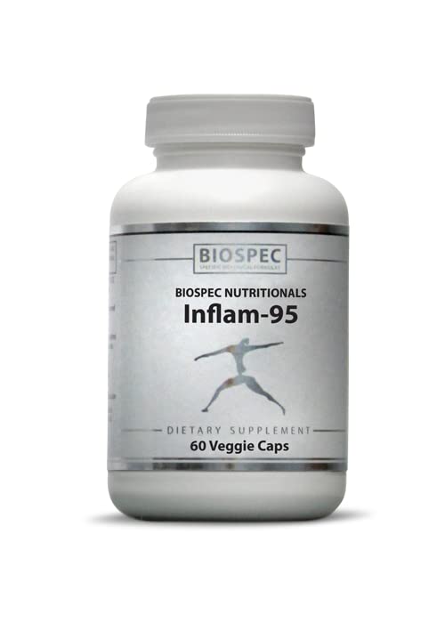 Inflam-95 - extract de rădăcini de ghimbir 2000 mg, extract de rădăcini de curcumină, extract de Boswellia Serrata, extract de frunze de Nettle, bioperină - suport răspuns inflamator sănătos