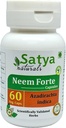 Neem Forte Capsules 500 mg. 60 Veg. Capsule Neem (Azadirahta Indica) Extract capsule pentru bărbaţi şi femei 