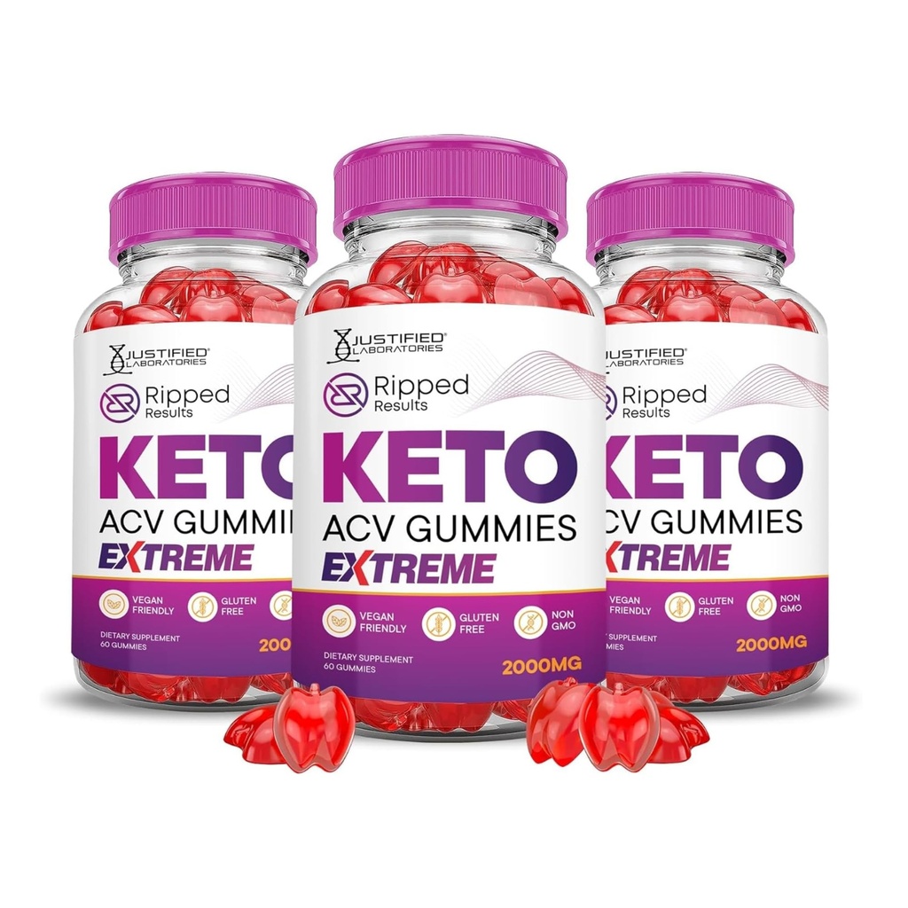 Laboratoare justificate (3 Pack Rezultate rupte Keto ACV Gummies Extreme 2000MG Rezultate rupte Formulat cu rodie Beet Juice Powder B12 Vegan Non OMG 180 Gummys