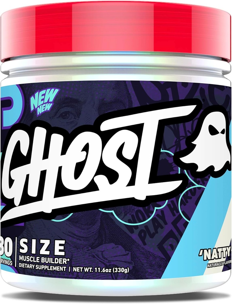 GHOST Dimensiune V3 Constructor musculare Supliment alimentar - Natty, 30 Serviri 