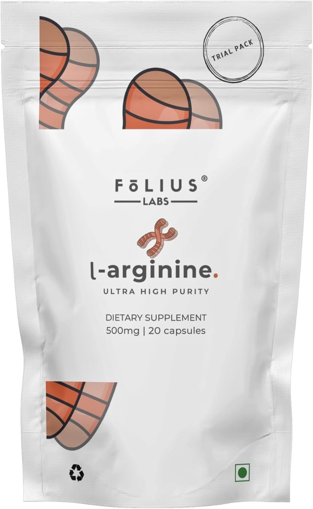 L-Arginină 1000mg Supliment pentru bărbaţi şi femei - Susţine producţia de oxid de azot - Suportă circulaţia sângelui - Suplimentul de acid amino-antrenament înainte de antrenament (10 zile pachet de studiu)