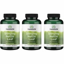 Swanson Stinging Nettle Leaf (Urtica Dioica) - Herbal Supplement Promovând tractul urinar și asistența de sănătate respiratorie - Poate sprijini echilibrul lichid sănătos - (120 capsule) (3 ambalaj)