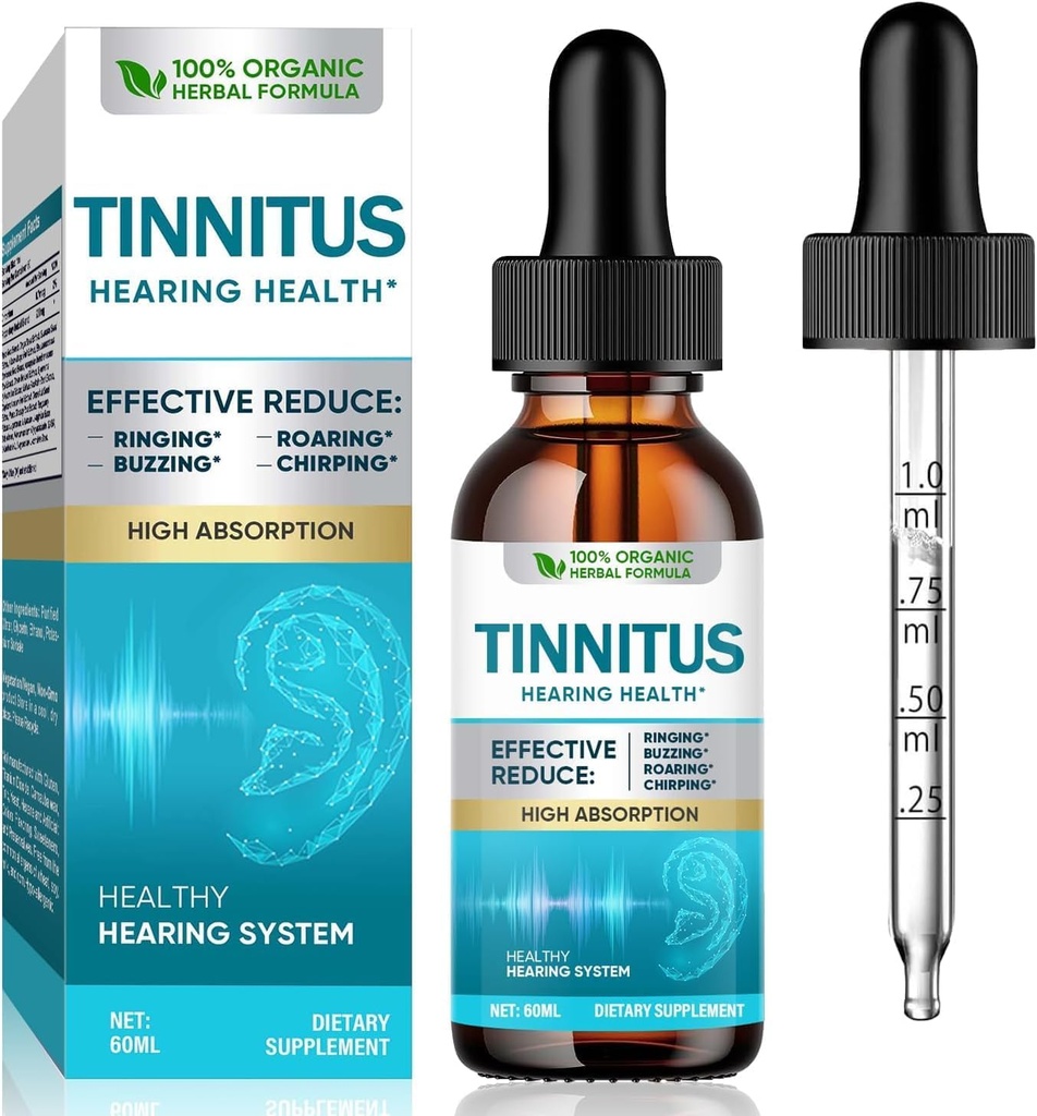 Tinitus Relief pentru urechi inelare, Ureche naturală inelare ajutor pentru urechi înfundate, Reduce zgomotul urechii pentru femei pentru bărbați