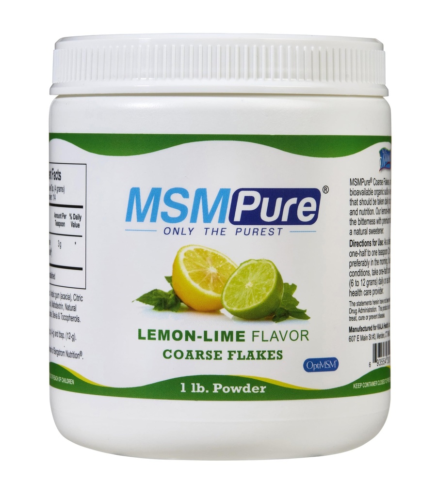 KALA HANITY MSMPure Lămâie Lămâie arostat Vrăji MSM Powder Flakes 