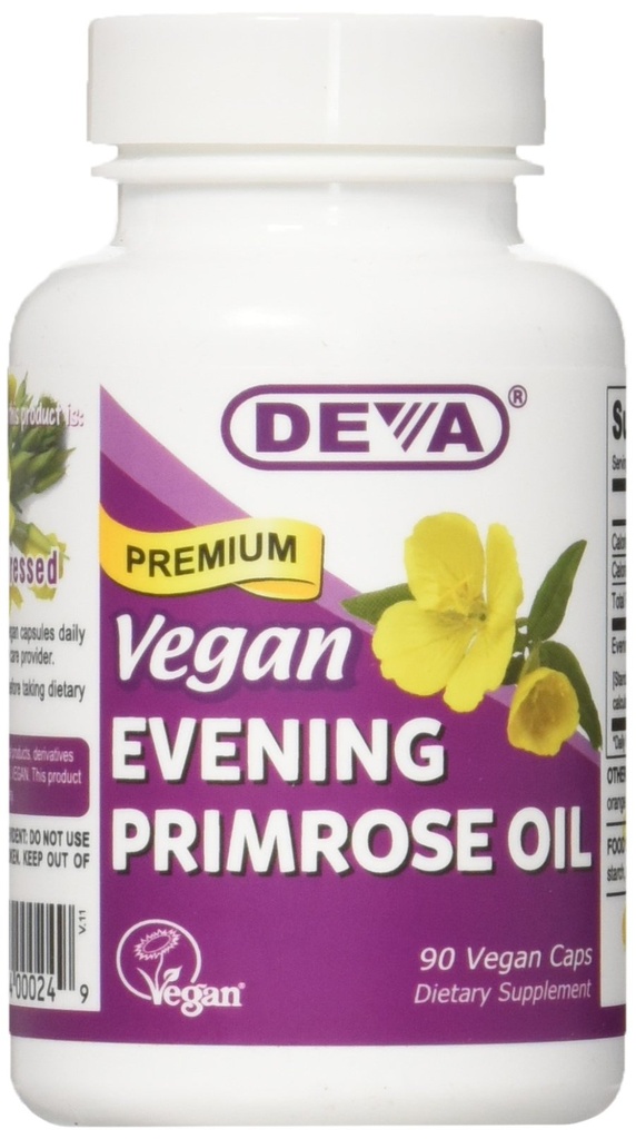 Deva Vegan vitamine seara Primrose ulei Vcap, 90 Conte