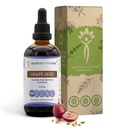 Secretele Tribului SeminÅ£a de struguri TincturÄ Extract de alcool lichid liber, struguri (Vitis Vinifera) Seminte uscate (4 FL OZ)