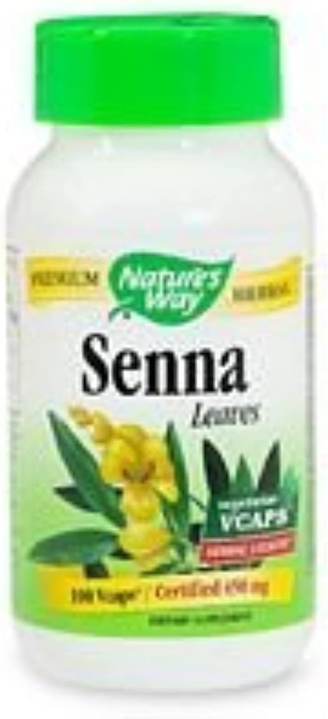 Natura's WAY SENNA pleaca, 100 VCAP (ambalaj de 4)