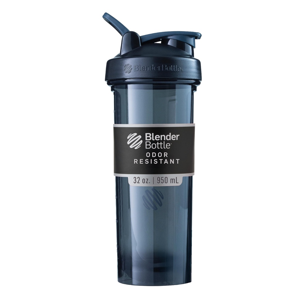BlenderBottle Shaker Sticla Pro Series Perfect pentru Shake-uri de proteine și antrenament pre, 32-Ounce, negru