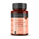 Ultra Pure Superba Krill ulei 500mg x 120 capsule - Sursate în apele nepoluate din Antarctica furnizarea unei aprovizionări bogate de Astexanthin, Omega 3 și vitamina D