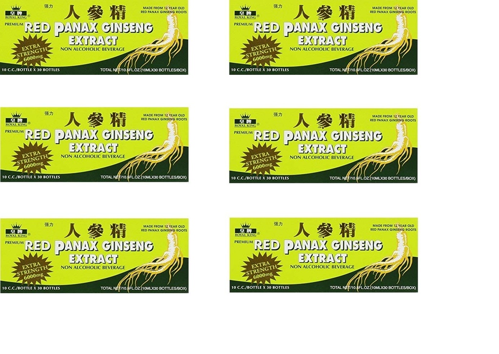 Royal King Red Panax Ginseng 30/10 6000mg (6 cutii)