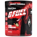 G Fuel Ghost Face Energetic Drink Powder, Pre Workout Caffeine Mix pentru Gaming, Sugar Free Focus Amino, Vitamina + Antioxidanti, 9,9oz (Cherry Green Apple, 40 Servings)