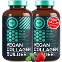 Suplimente Vegan Colagen Booster - Cruzimea-Free Suplimente Vegan Colagen - Biotin, Ecologic Superfood, Pe bază de plante Colagen Vitamine pentru piele, păr, unghii - 2-Pack, 60 Vegetarian Colagen Boost pastile
