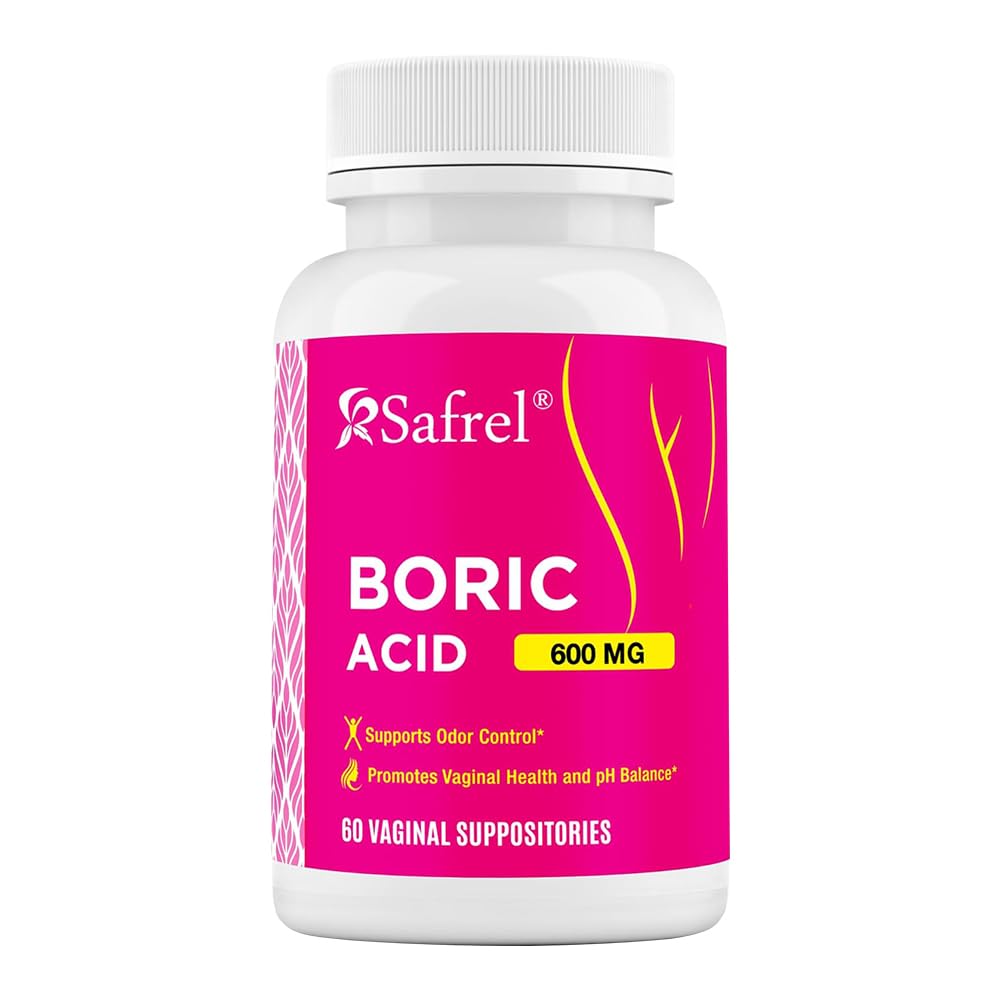 Safrel Boric Acid Vaginal Sacrificii - 60 Conte (1-Pack) 