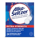 Alka-Seltzer Effervescent Extra Force - 24 comprimate, ambalaj cu 3 comprimate