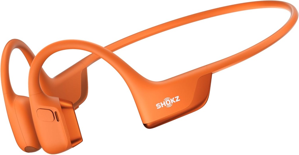 SHOKZ New OpenRun Pro 2 - Open-Ear, Bone Conduction Sport Headphones - with Reflexive Strip - Sweat Resistant, Workout Headphones - Secure, Wireless, Confortabil Fit-Deep Bass and Smart Mic App