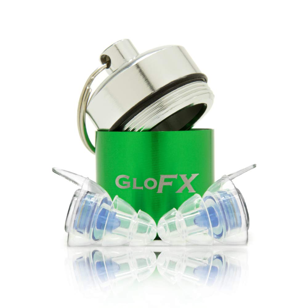 Plug-uri pentru urechi Glofx - Protecţie auditivă confortabilă pentru evenimente muzicale Concerte şi festivaluri - Muzică Zgomot Anularea Reutilizabile Earplugs High Fidelity