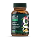 Gaia Herbs Quick Defense - Fast-Action Immune Supplement* - Echinacea, Black Elderberry, Ginger & Andrographis - 40 Vegan lichid Fito-Capsules (4-Day Supply)