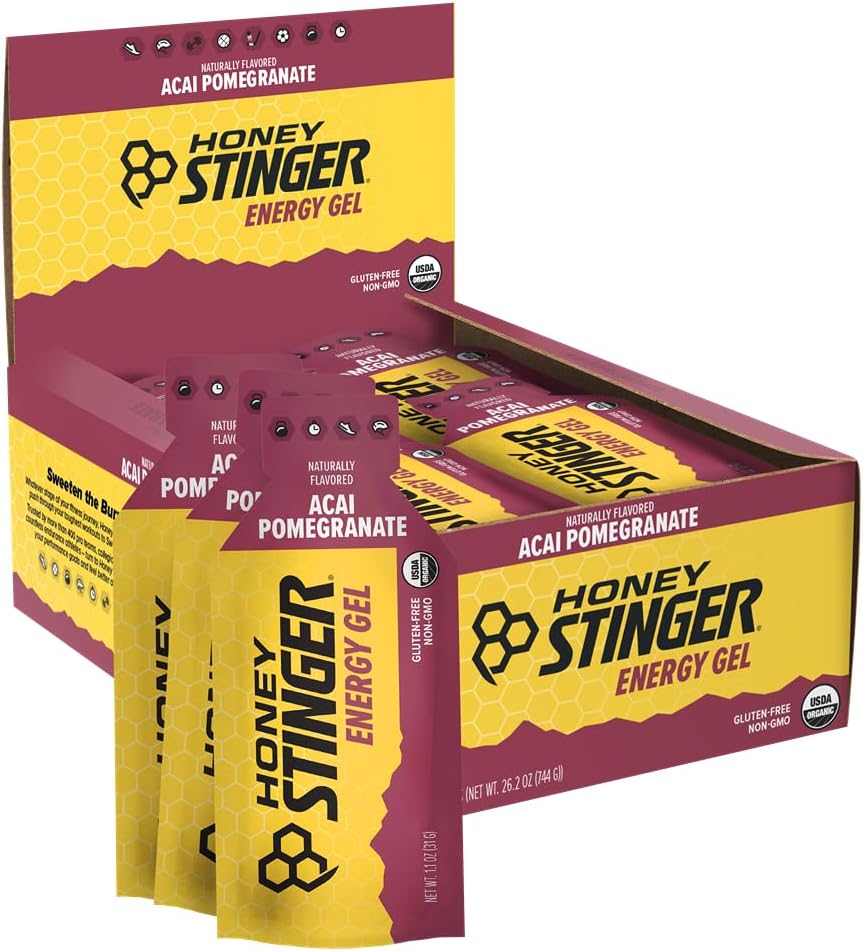 Honey STINGER Organic Acai Poomegrante Energy Gel, 1.3 OZ