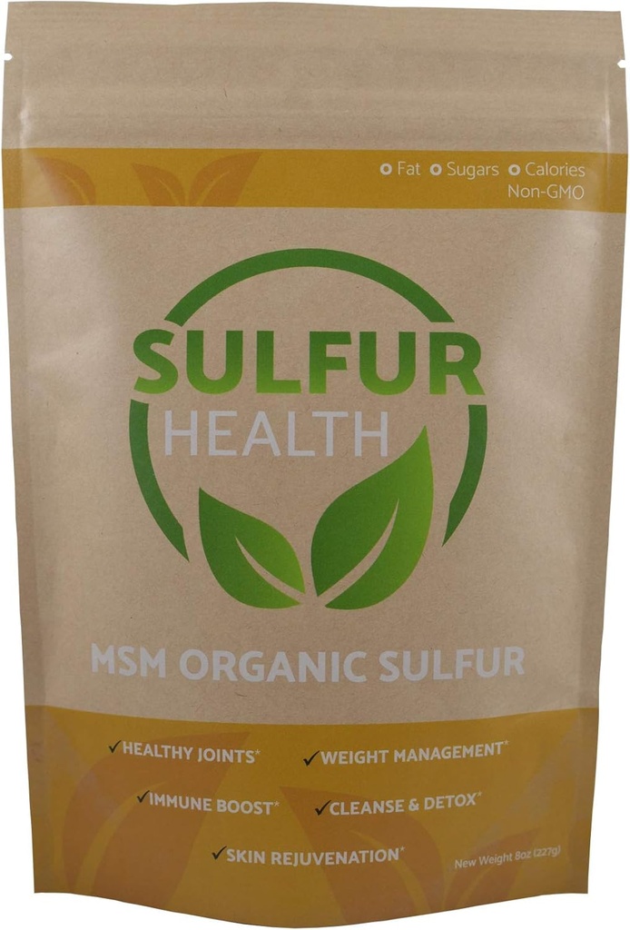 MSM Sulf organic - 99.9% Supliment MSM pur - Lab-Testat și certificat (5 lira)