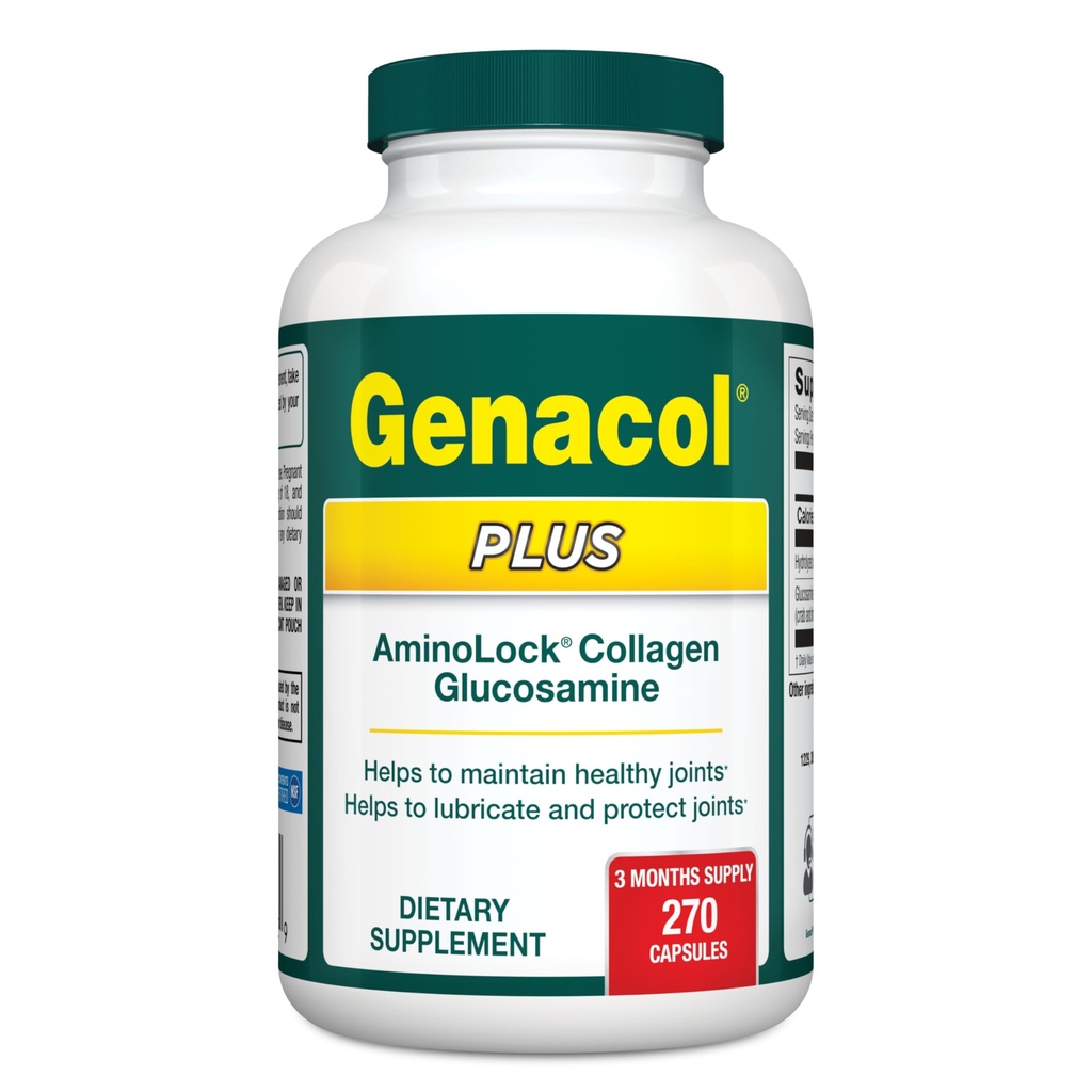 Genacol Glucosamină şi Suplimentul Comun Colagen 270 Capsule