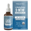 Organic metil Folate 1000 mcg + metil B12 Cofactor (300 Servings) 
