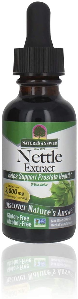 Nature's Răspuns Nettle Leaf 1oz Extract de Prostate Suppot 