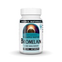 Sursa Naturals Bromelain, 2000 GDU/GRAM, Ananas Enzyme, 500 MG - 60 comprimate