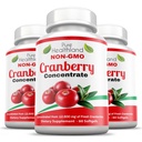 Non-GMO Cranberry concentrat de 12,600 mg - Triple Putere Softgels - ușor de înghiţit pastile pentru bărbați și femei, 3 sticle
