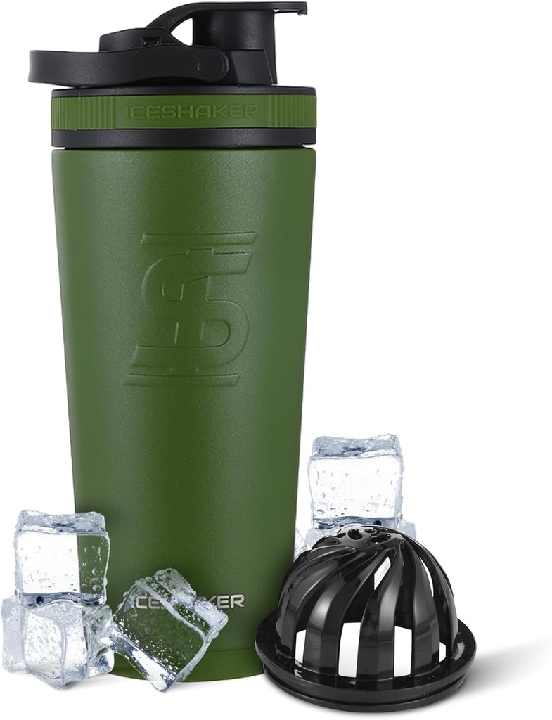 Scuturator de gheaţă izolat din oţel inoxidabil Shaker Sticla de agitare 