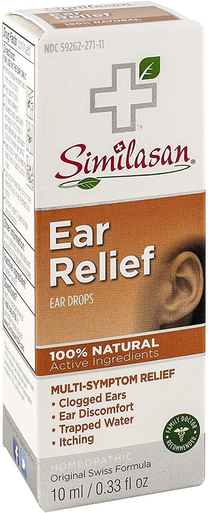 Similasan Earache Relief Ureche Drops 10 ml (3 ambalaj)