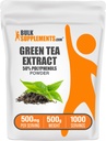 BulkSupplements.comgreen Ceai extract pulbere - 50% Polifenoli Suplimente, EGCG - Gluten gratuit, 500 mg per Serving, 500g (1.1 lbs) (Pachet de 1)