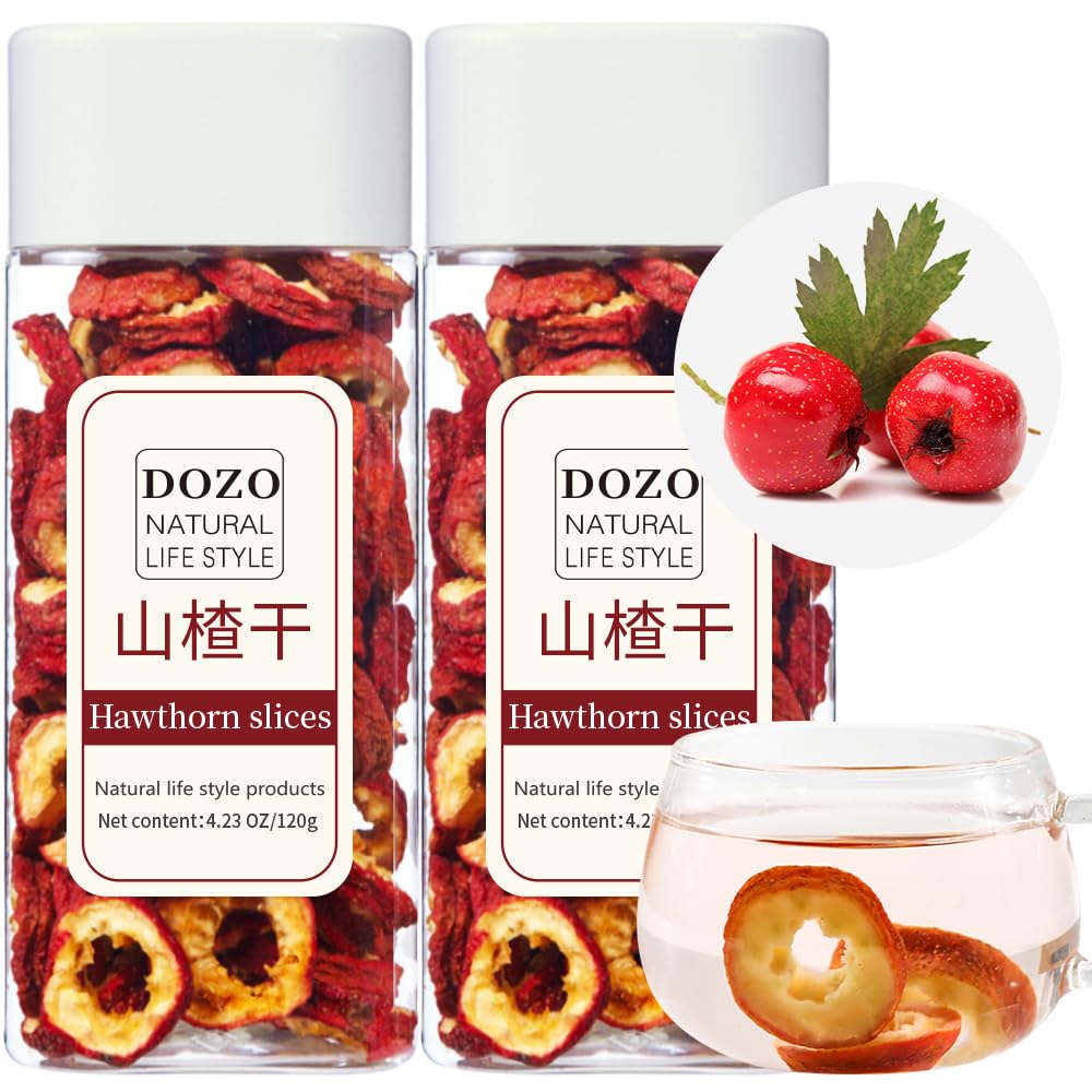 Dozo Hawthorn Hawthorn Berbec ceai Berry 8.46oz/240g Hawthorn Slices Shanzha 