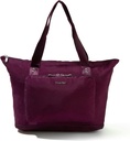 Baggallini Carryall Expansionable Lightweight Travel Tote 22" Packable Folding Compact Nylon Washable Weekender w / Luggage Sleeve