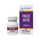 Source Superior Acid folic 1200 mcg - Susţine inima, sistemul imunitar şi nervos - 100 comprimate sublinguale