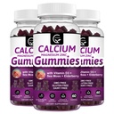 Gume de zinc de calciu Magneziu cu absorbţie mare Glicinat de magneziu Potasiu - Complex de plante de calciu Magneziu 2:1 Raport, cu D3 Sea Moss pentru oase, musculare, Immune & Sleep Support, Vegan-3 ambalaj