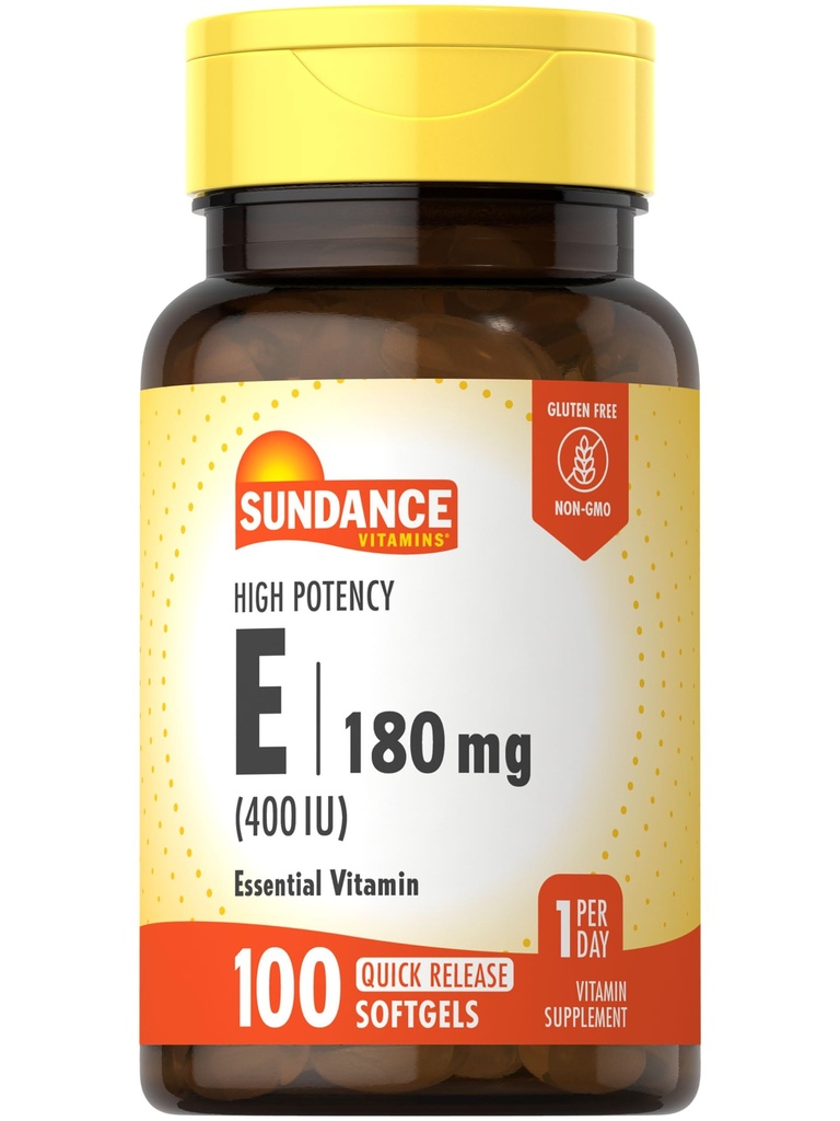Sundance Vitamina E 180mg (400 UI) 