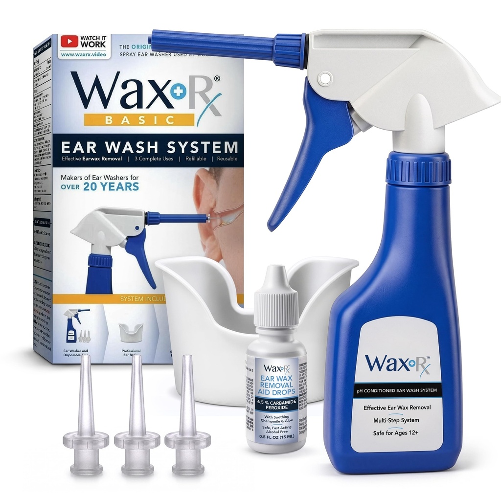 Doctor Easy Wax-Rx Ph Sistem conditionat de spalare a urechii, 15.2 Ounce