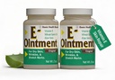 Branduri de bază - vitamina E Ointment - 2 oz - Îmbunătăţirea umezelii - Poate ajuta la reducerea apariţiei de cicatrici, semne de întindere, linii fine şi riduri - 2-Pachet